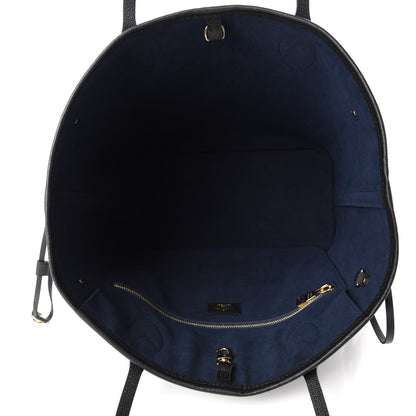 Louis Vuitton Empreinte Monogram Giant Neverfull MM Black 5 of 11