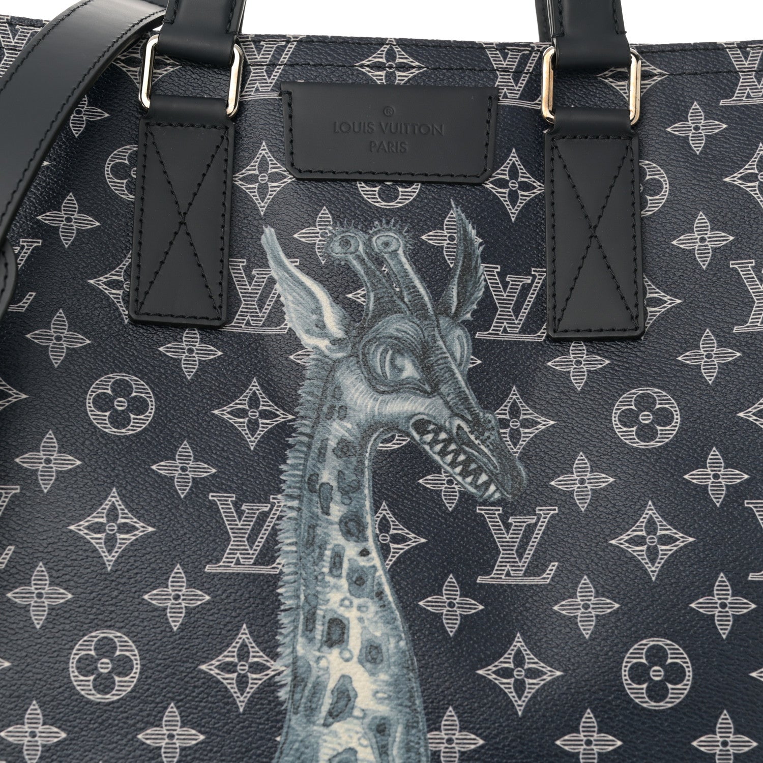 Louis Vuitton Savane Monogram Chapman Atlas Tote Ink 7 of 11