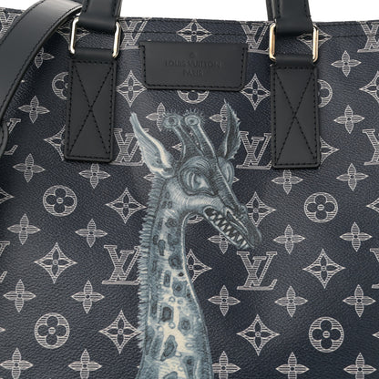 Louis Vuitton Savane Monogram Chapman Atlas Tote Ink 7 of 11