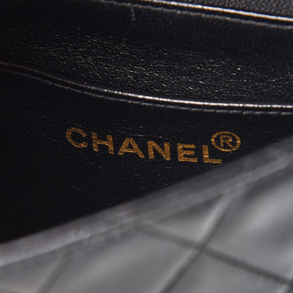 Chanel Lambskin Quilted Mini Square Flap Black 7 of 9