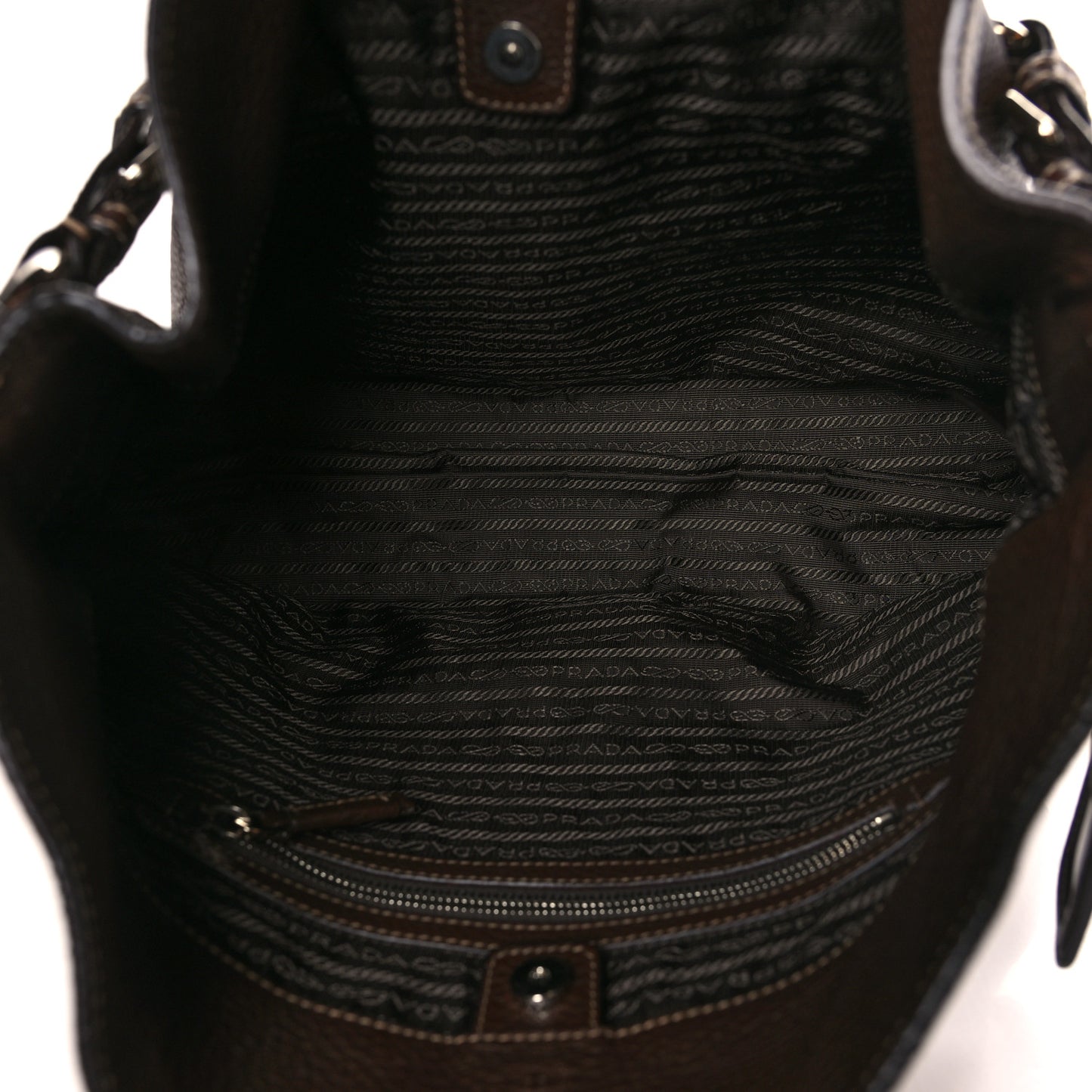 Vitello Daino Rope Knotted Hobo Brown