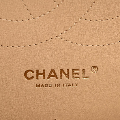 Chanel Caviar Quilted Jumbo Double Flap Beige 6 of 13