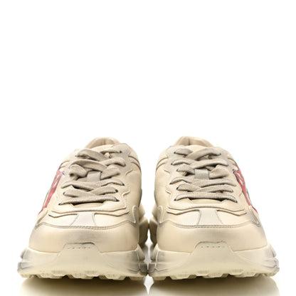 Gucci Calfskin Mouth Print Womens Rhyton Sneakers 36.5 Ivory 2 of 9