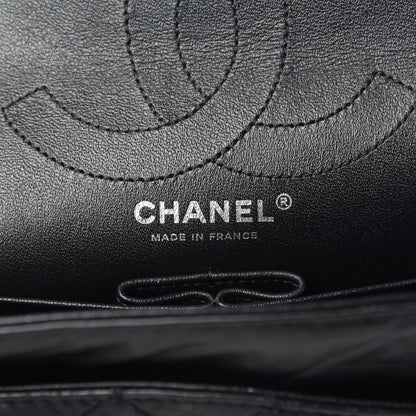 Chanel Aged Calfskin Quilted 2.55 Reissue 226 Flap So Black 6 of 10