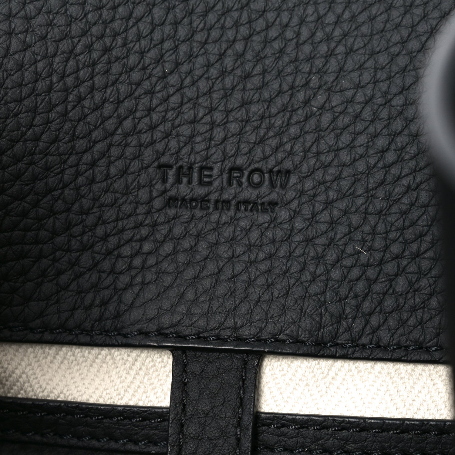 The Row Matte Grained Calfskin Soft Margaux 15 Black 6 of 9