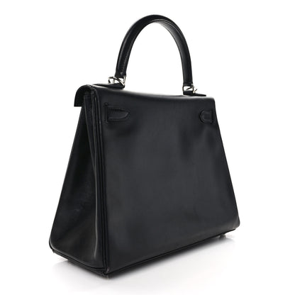 Hermes Box Kelly Retourne 28 Black 3 of 11
