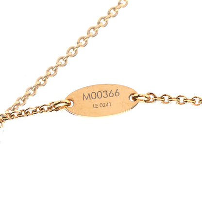 Louis Vuitton Crystal Essential Glory LV Necklace Gold 5 of 6