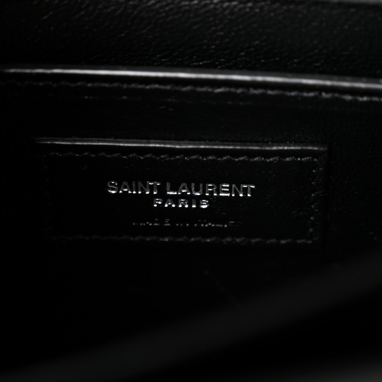 Saint Laurent Coated Bark Calfskin Medium Monogram Sunset Black 5 of 10
