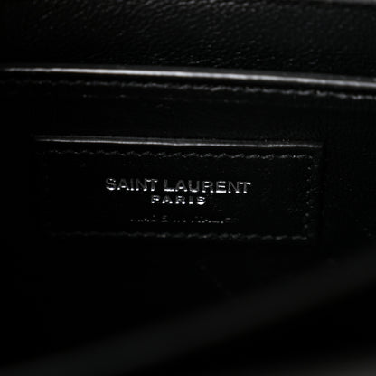 Saint Laurent Coated Bark Calfskin Medium Monogram Sunset Black 5 of 10