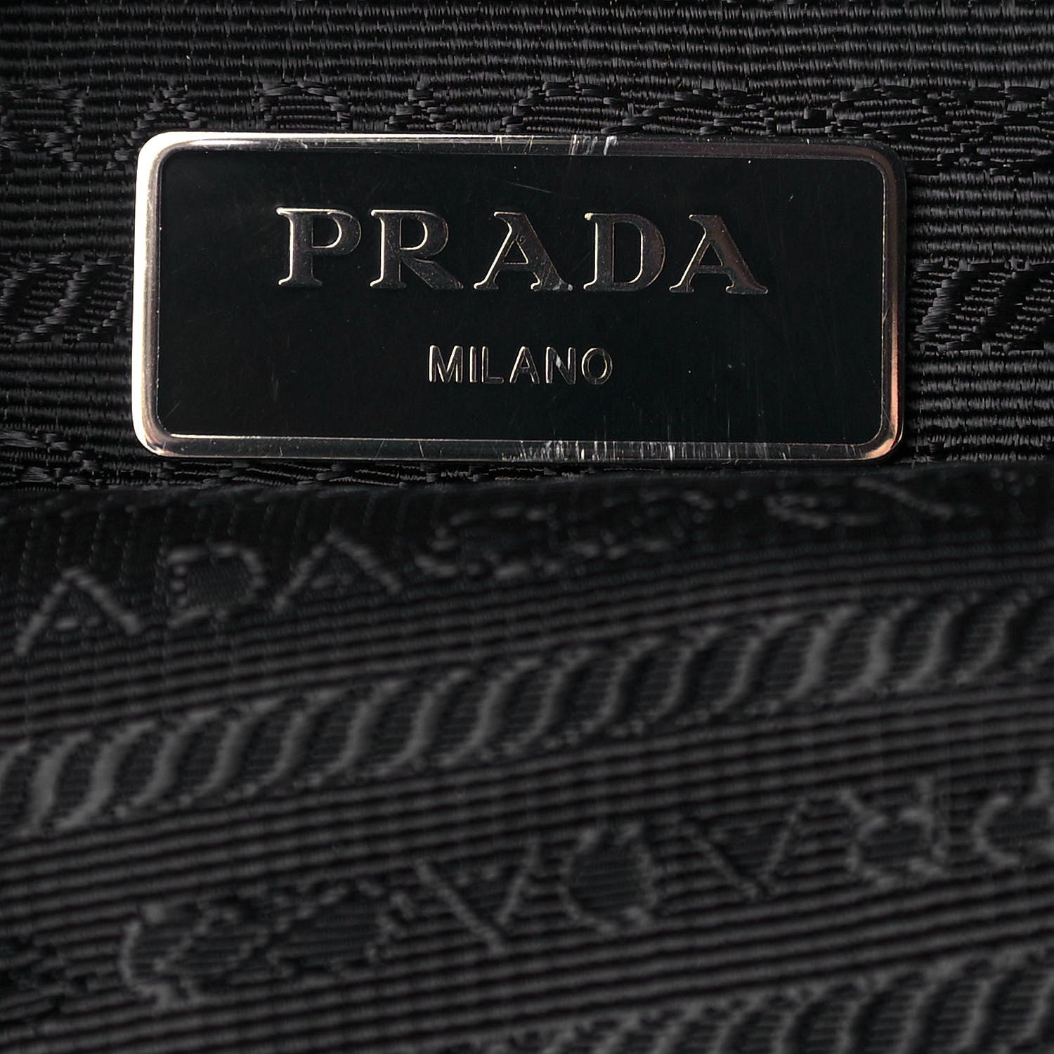 Prada Nylon Vela Backpack Black 5 of 10