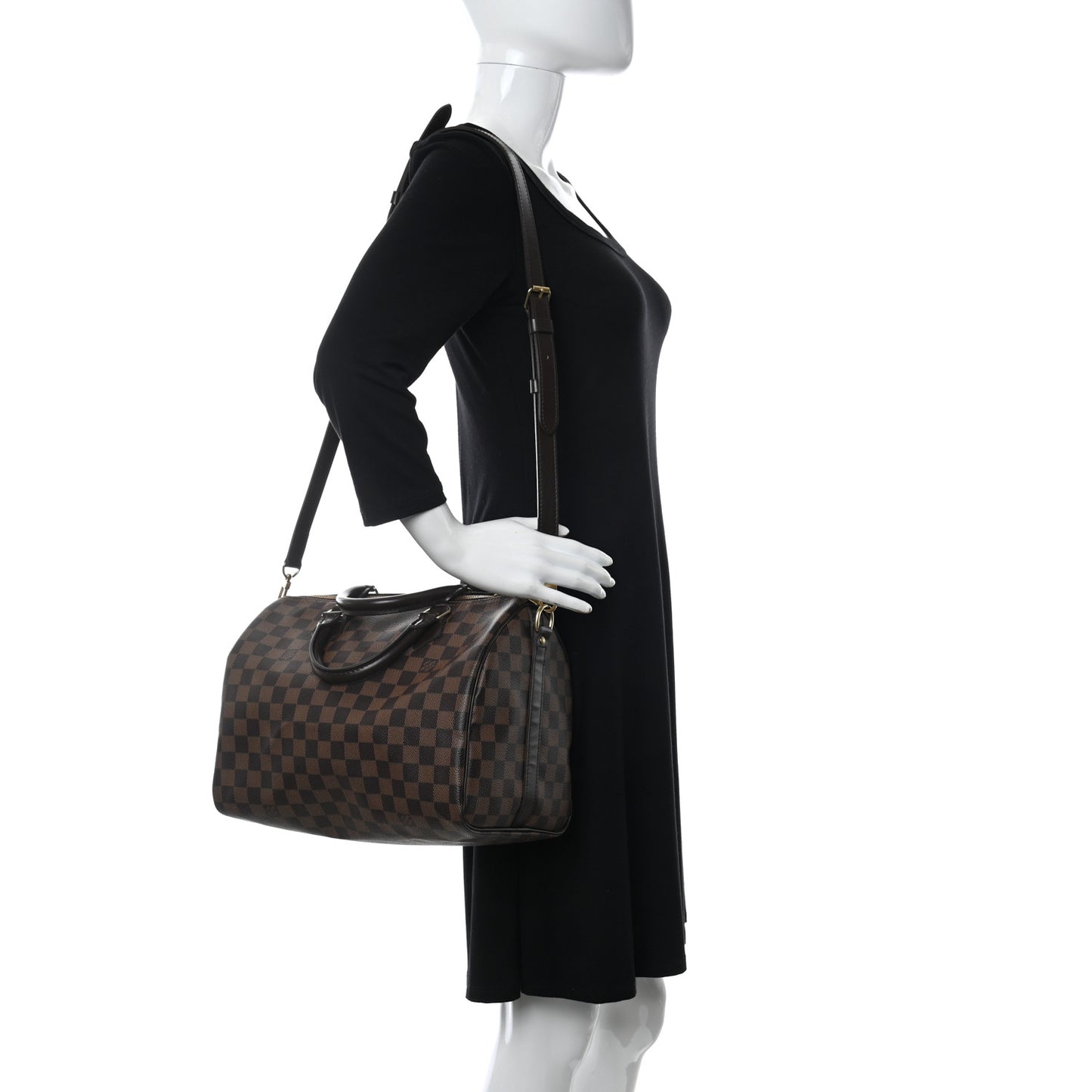 Damier Ebene Speedy Bandouliere 30
