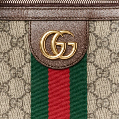 Gucci GG Supreme Monogram Web Small Ophidia Messenger Bag Brown 10 of 13