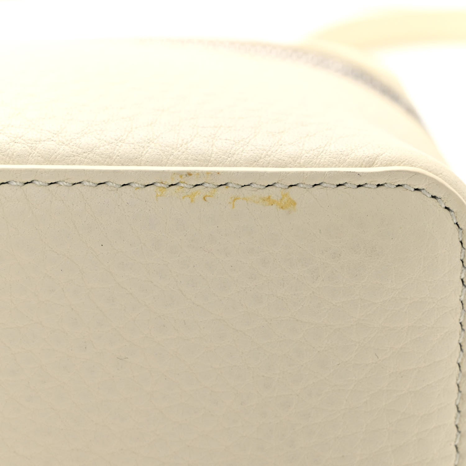 Loro Piana Grained Calfskin L19 Extra Pocket Pouch Whisper White 10 of 10