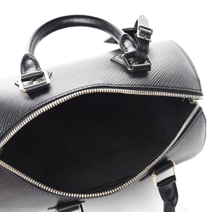 Louis Vuitton Epi Speedy Bandouliere 25 Black 5 of 10