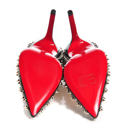 Christian Louboutin Nappa Pigalle Spikes 120 Pumps 39 Black 5 of 6