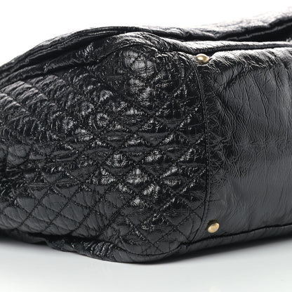 Chanel Vinyl XXL Rock and Chain Flap Black 7 of 8