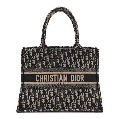 Christian Dior Oblique Medium Book Tote Blue Multicolor 1 of 12