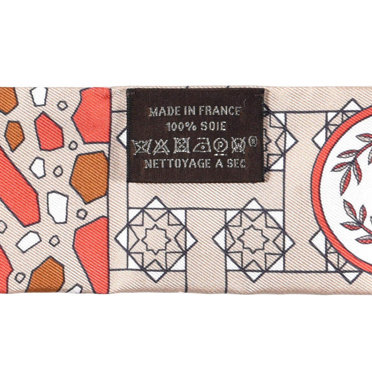 Silk La Danse Des Amazones Twilly Beige Corail Brun