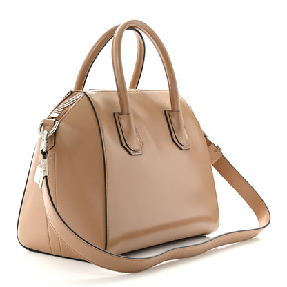 Givenchy Shiny Lord Calfskin Small Antigona Dark Beige 3 of 10