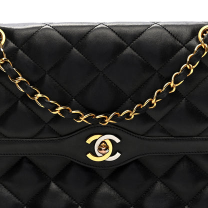 Chanel Lambskin Medium Double Flap Black 8 of 10