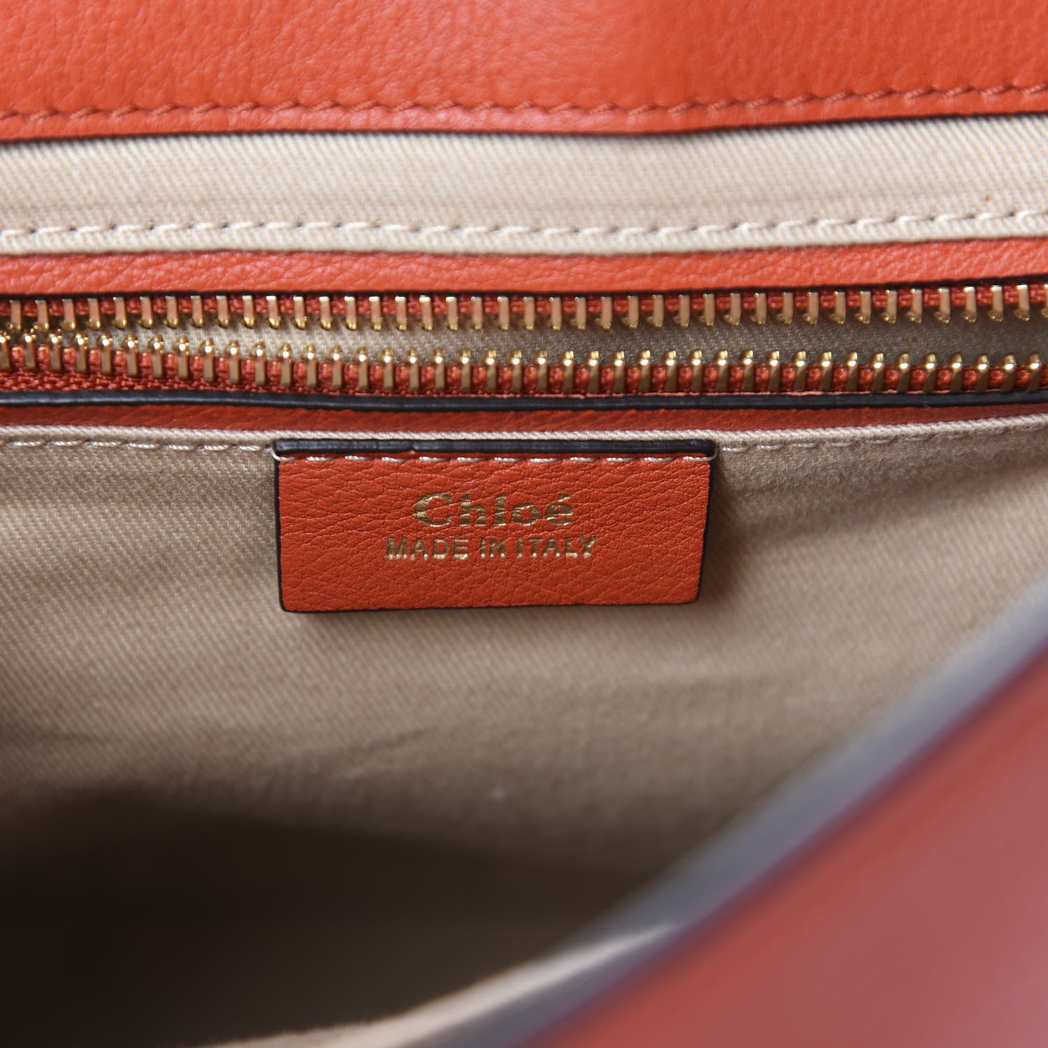 Chloe Suede Calfskin Small Faye Backpack Sepia Red 7 of 9