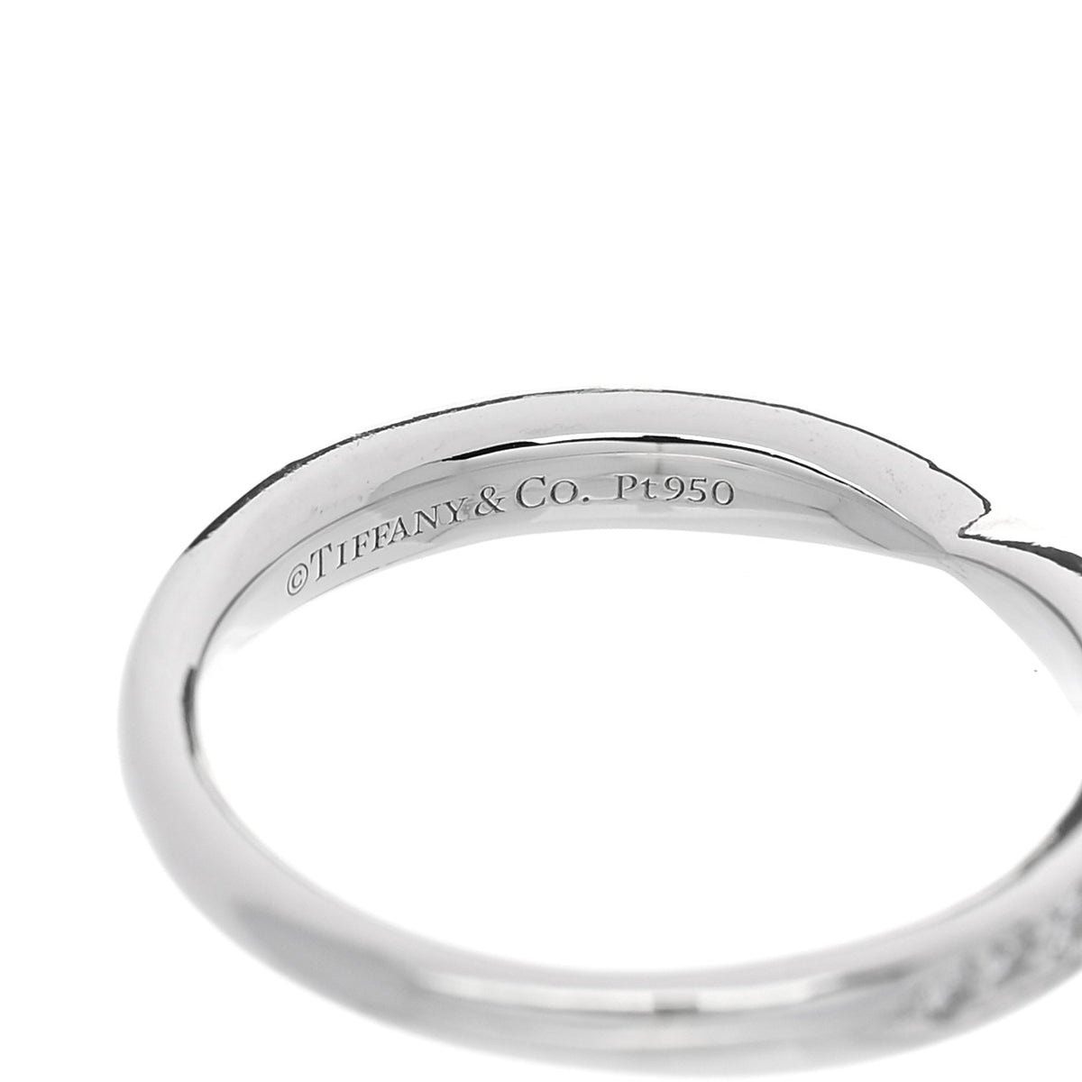 Platinum Diamond Harmony Bead-set Band Ring 48 4.5