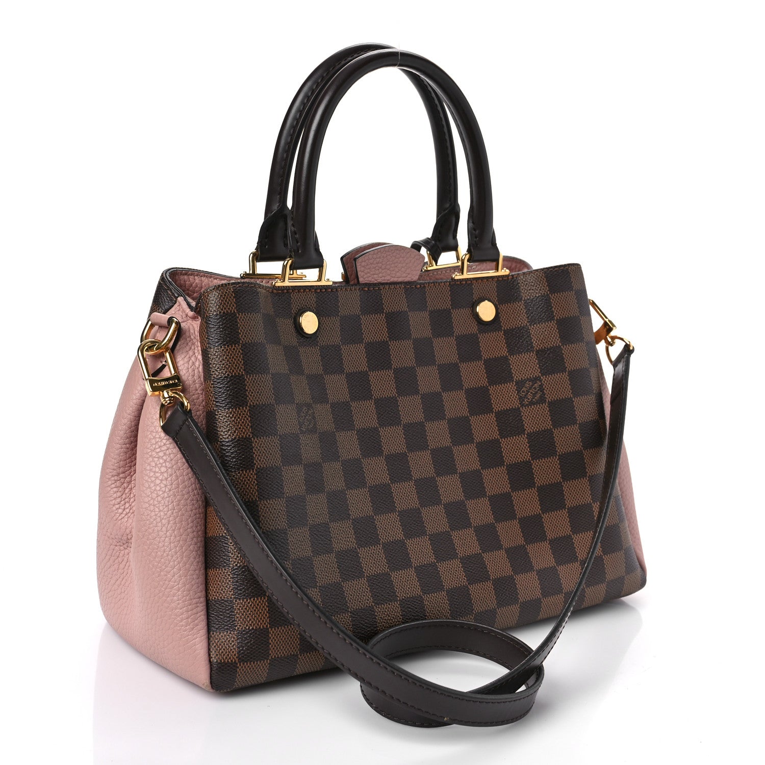 Louis Vuitton Damier Ebene Cuir Taurillon Brittany Magnolia 3 of 7