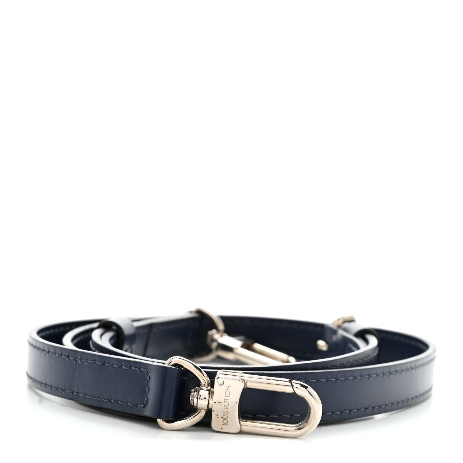 Louis Vuitton Calfskin Adjustable Keepall Bandouliere Shoulder Strap Blue 1 of 4