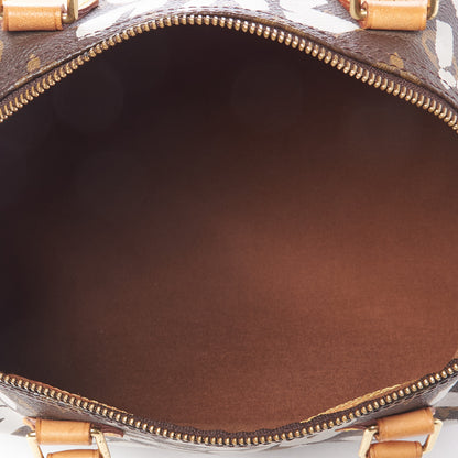 Louis Vuitton Monogram Graffiti Speedy 30 Silver 4 of 8