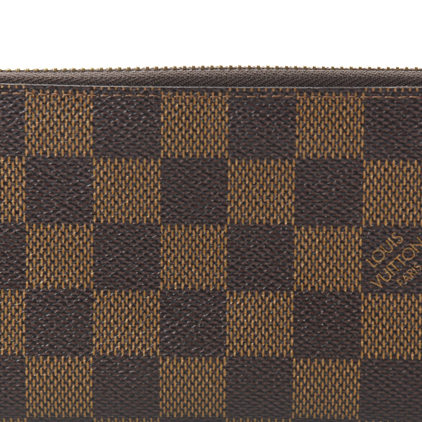Damier Ebene Clemence Wallet Cherry