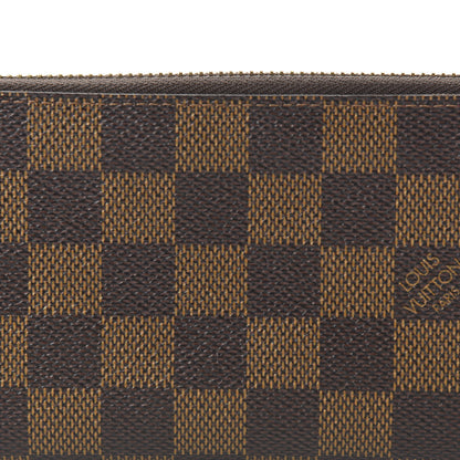 Louis Vuitton Damier Ebene Clemence Wallet Cherry 10 of 11