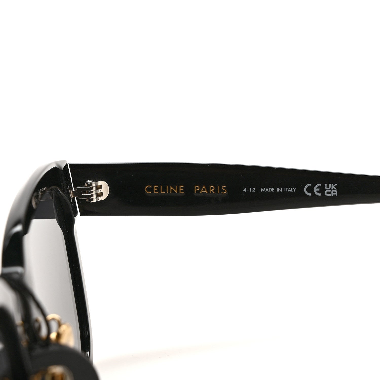 Celine Acetate Triomphe Sunglasses CL40222F Black 5 of 7
