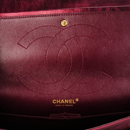 Chanel Metallic Calfskin Quilted 2.55 Reissue Flap 227 Red 7 of 12