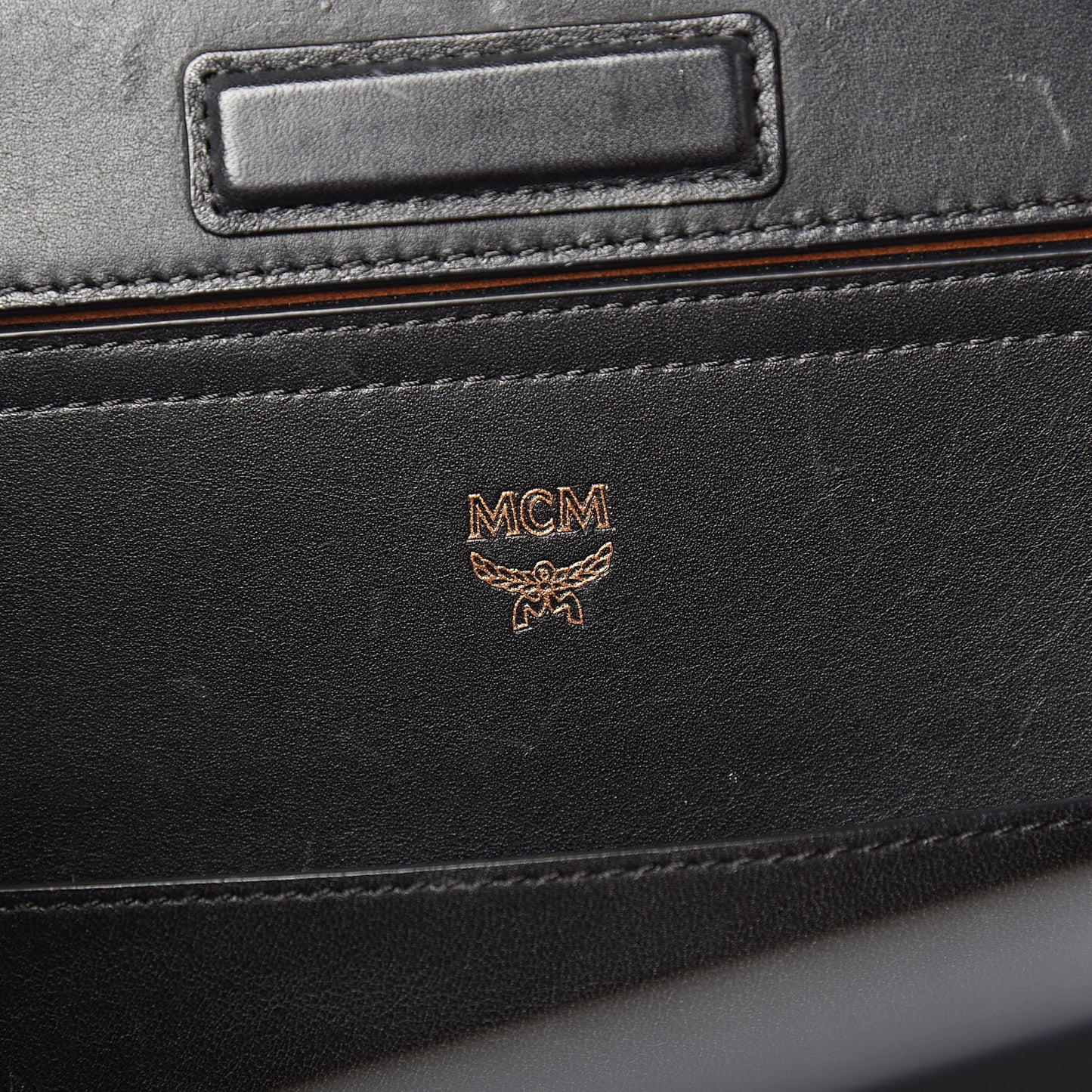 Coated Canvas Studded Shopper Tote Black