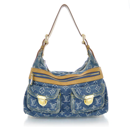 Louis Vuitton Monogram Denim Baggy PM Blue 1 of 10