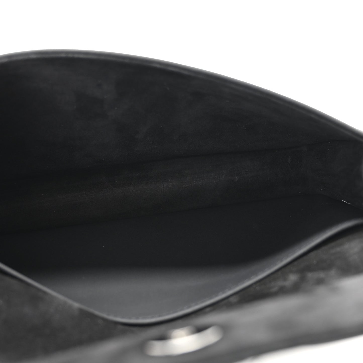 Ultra Matte Calfskin Cannage Lady Dior Clutch Black