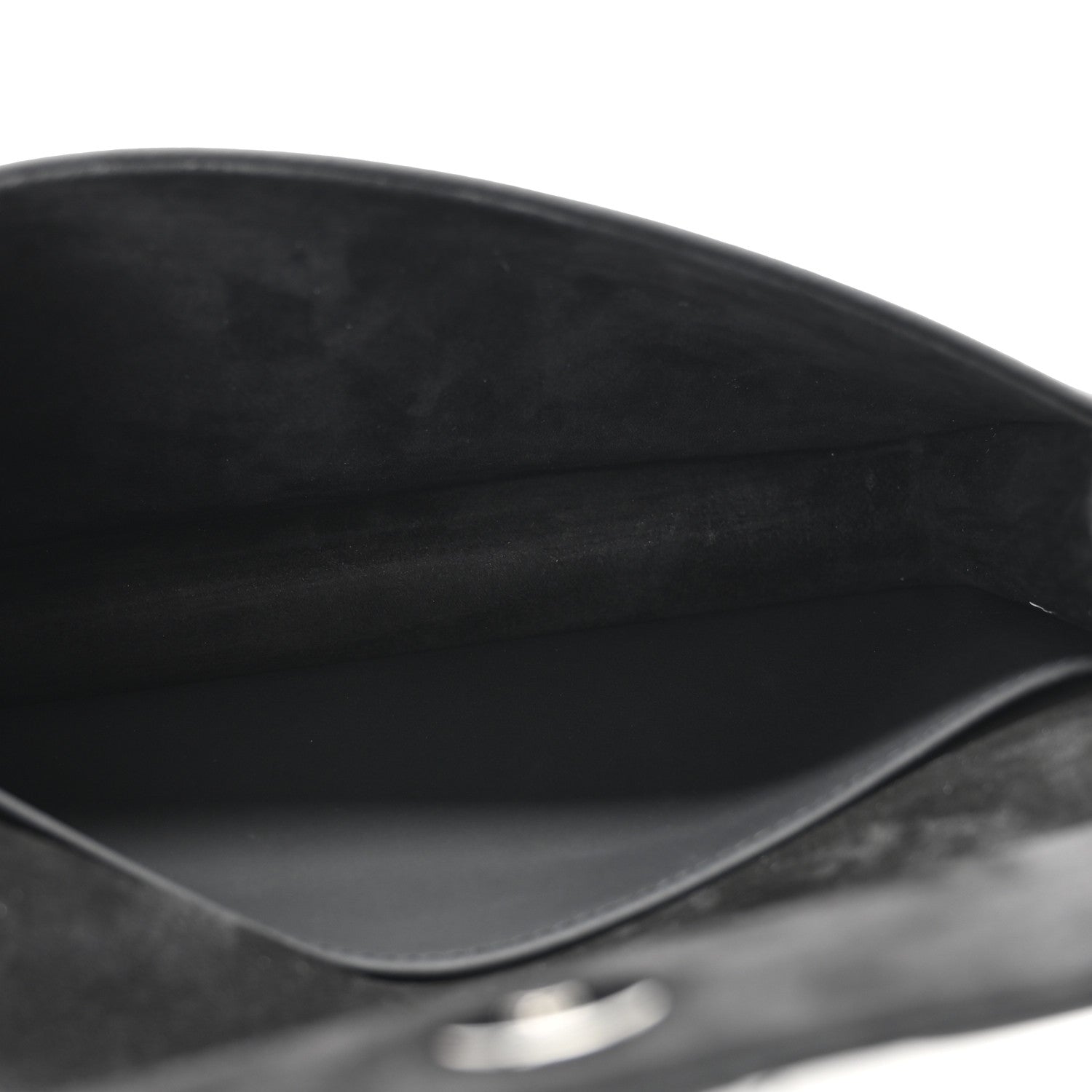 Christian Dior Ultra Matte Calfskin Cannage Lady Dior Clutch Black 6 of 12