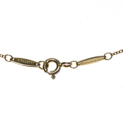 Tiffany 18K Yellow Gold Diamond .10ct Elsa Peretti Diamonds by the Yard Pendant Necklace 12 of 16
