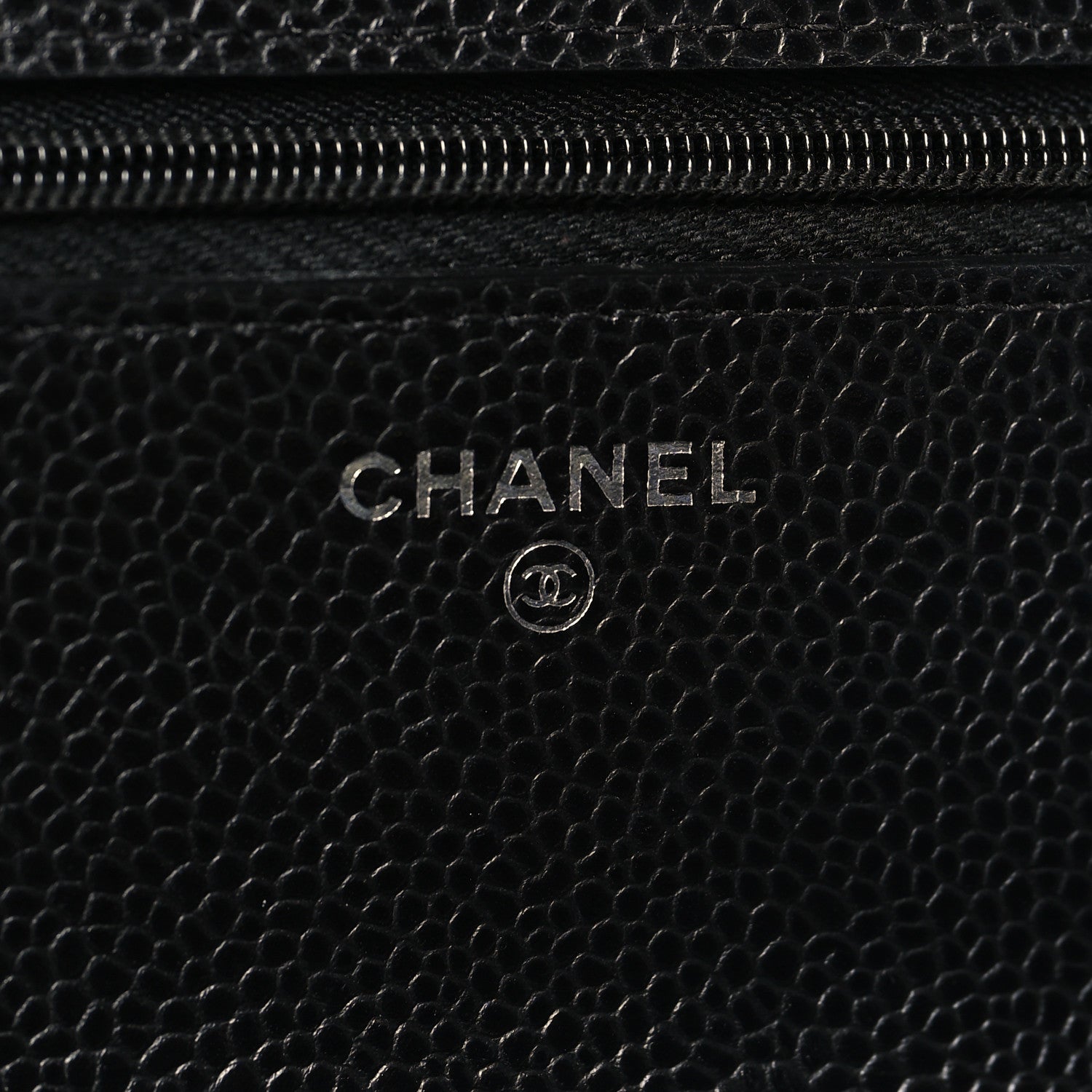 Chanel Caviar Quilted Wallet on Chain WOC Black 6 of 13