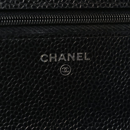 Chanel Caviar Quilted Wallet on Chain WOC Black 6 of 13