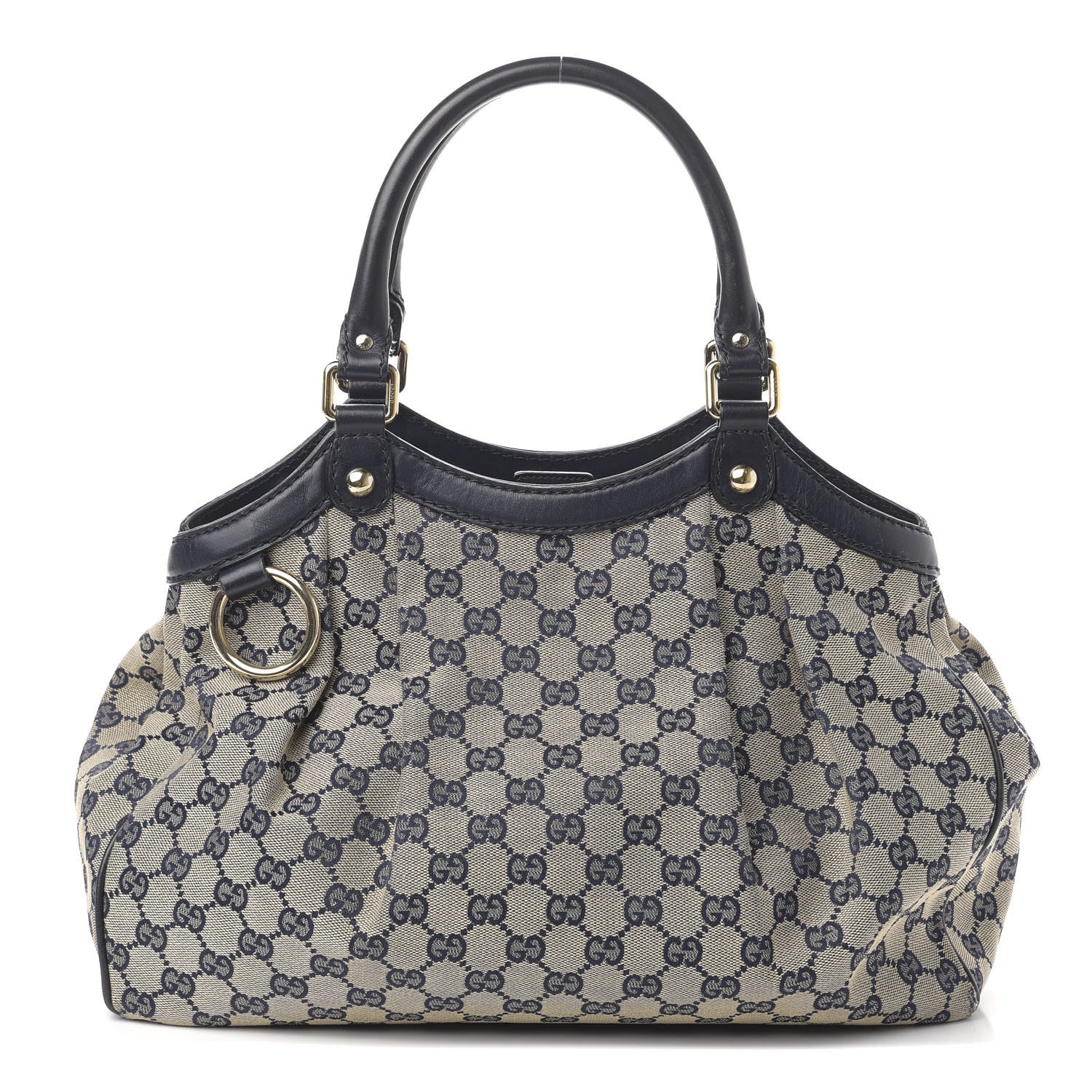 Gucci Monogram Medium Sukey Tote Navy 1 of 10