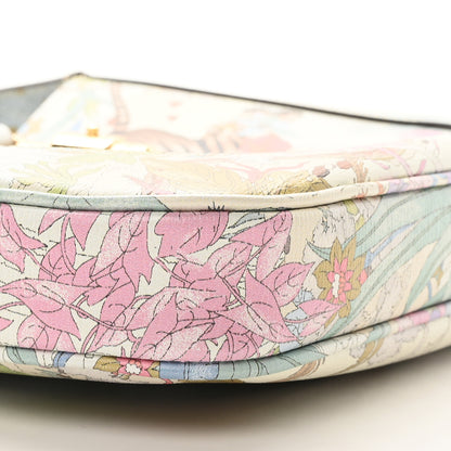 Gucci New Shangai Calfskin Tiger Savanah Small Jackie 1961 Hobo Chalky White Multicolor 8 of 9