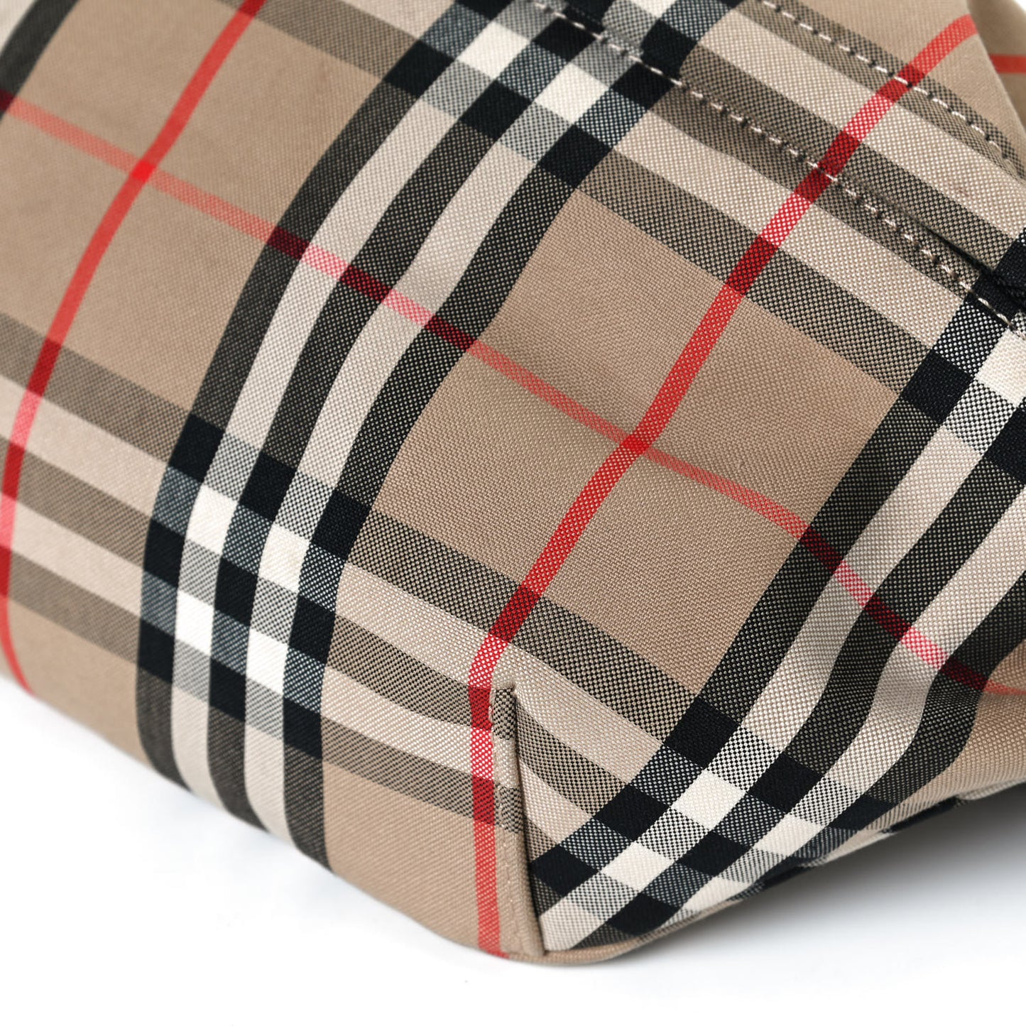 Nylon Vintage Check Sonny Bum Bag Archive Beige