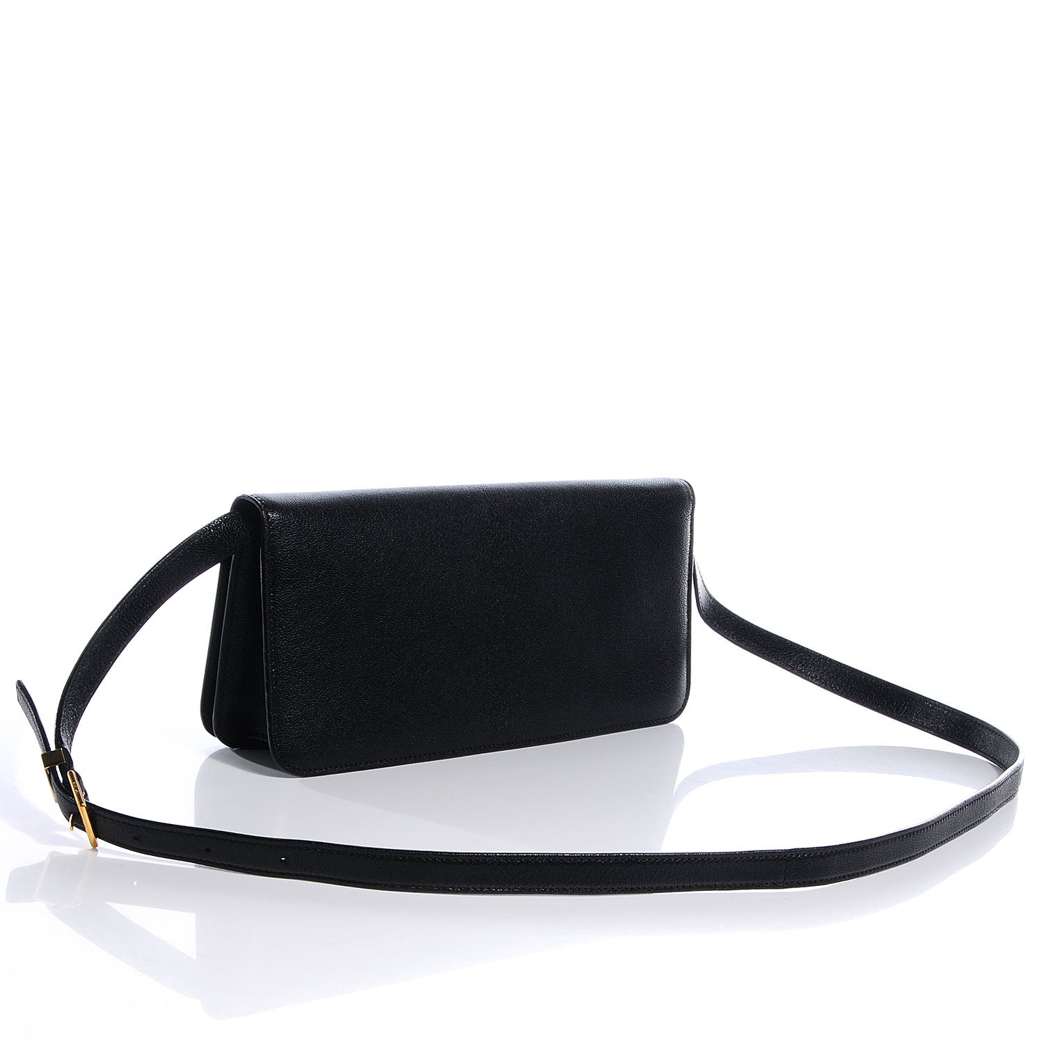 Tom Ford Calfskin Natalia East-West Shoulder Bag Black 3 of 7