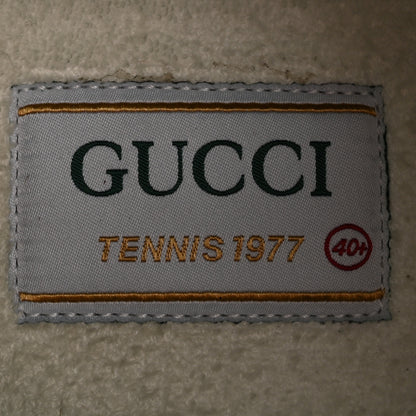 Gucci GG Monogram Web Womens 1977 Tennis Sneakers 40.5 Beige Ebony Mystic White 8 of 11