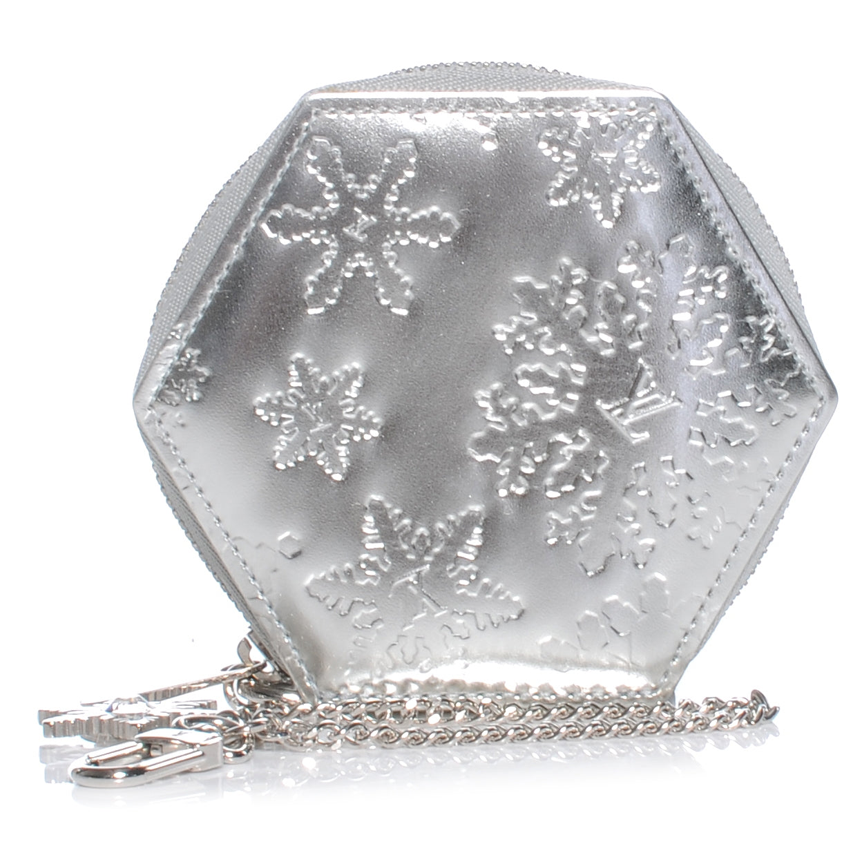 Louis Vuitton Porte-Monnaie Flocon MM Argent 1 of 8
