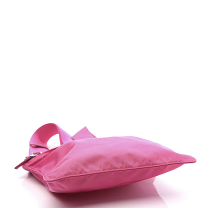 Prada Nylon Vela Flat Messenger Bag Fuxia 3 of 9