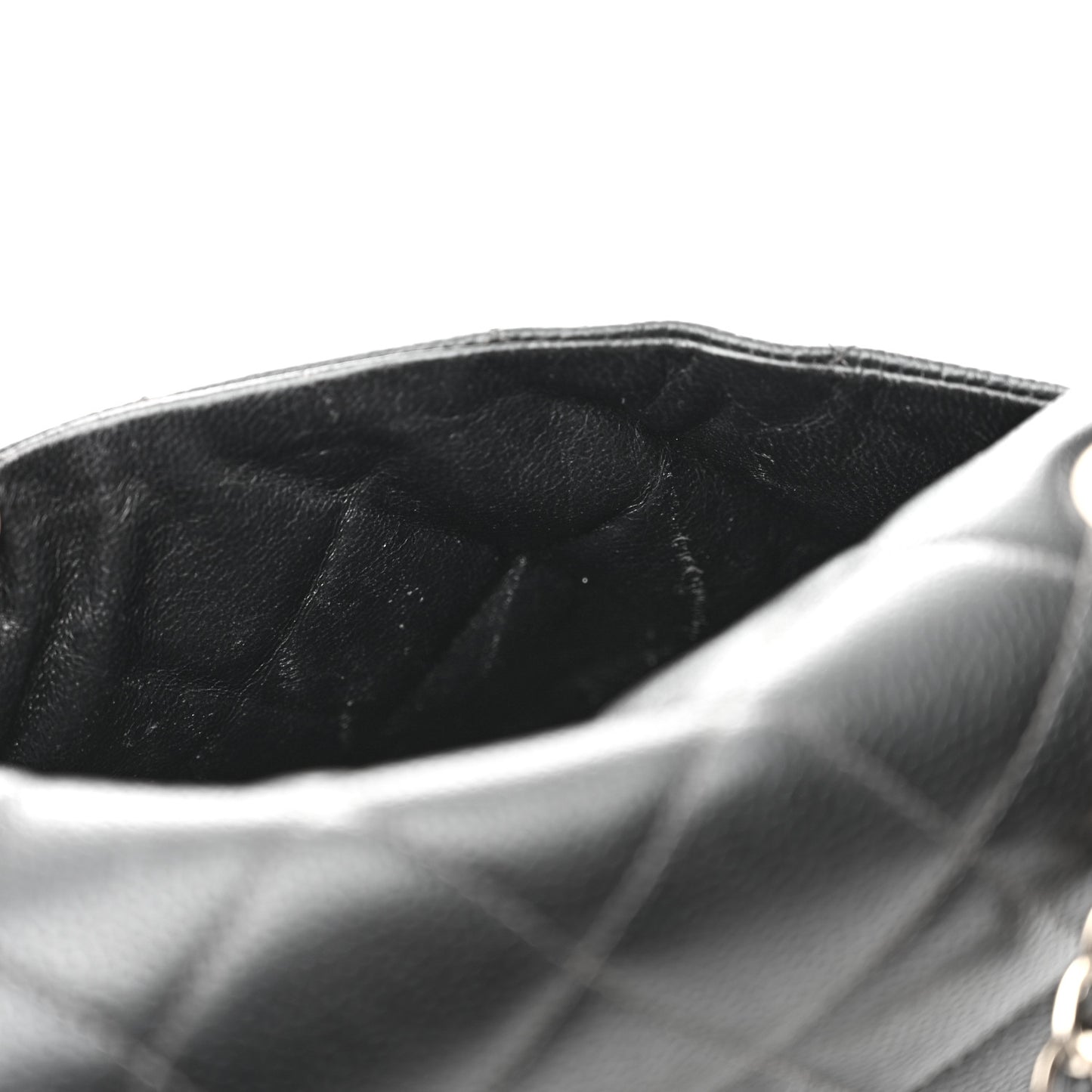 Caviar Quilted Medium Single Flap Black