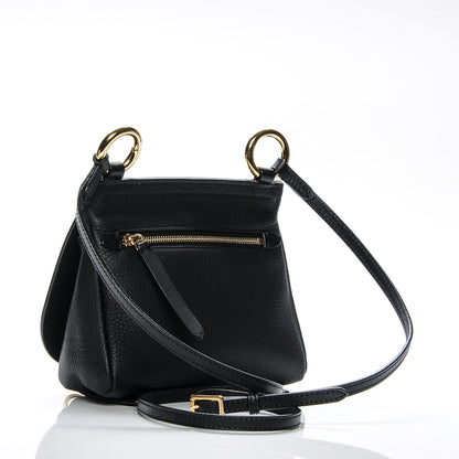 Burberry Calfskin Baby Bridle Saddle Bag Black 3 of 6