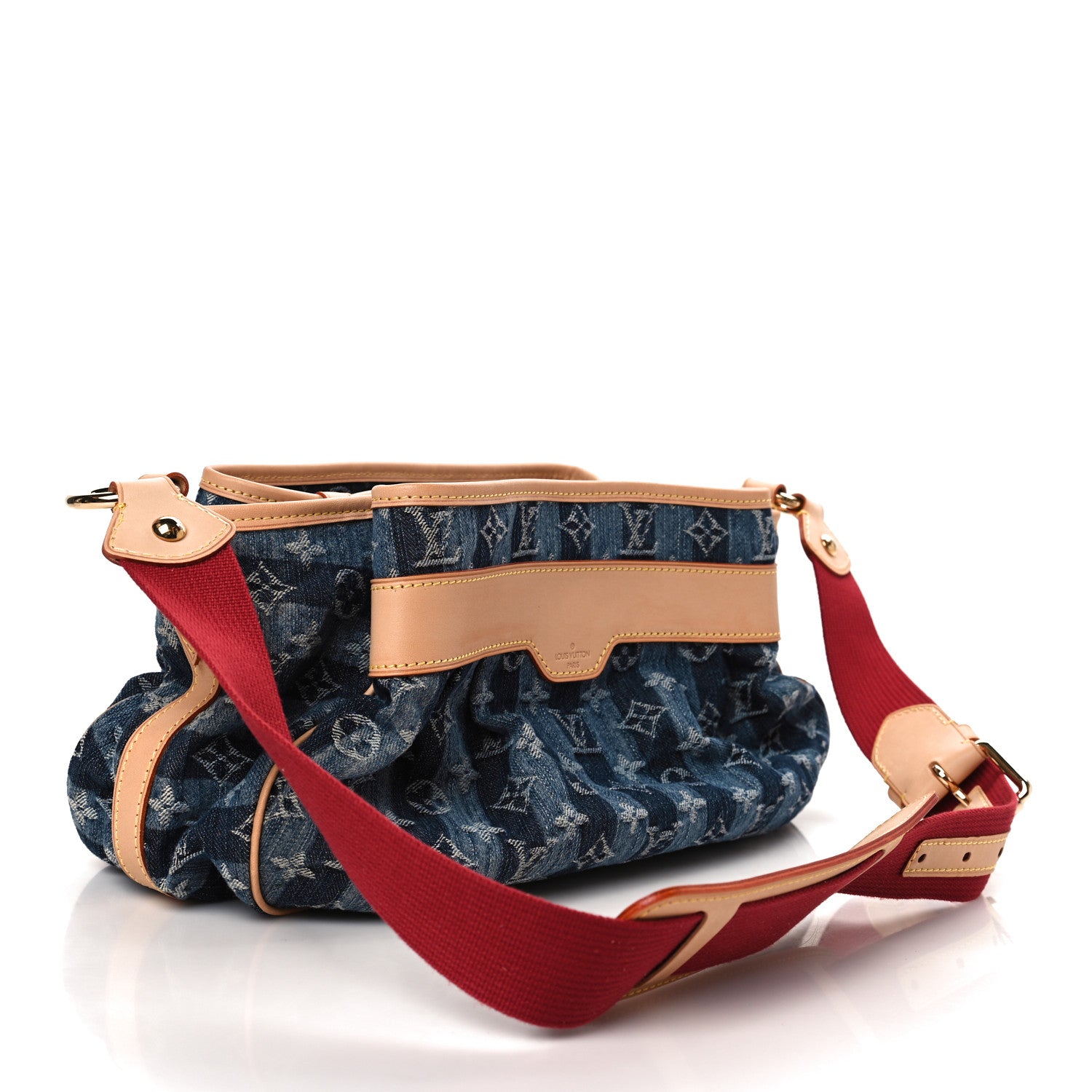 Louis Vuitton Denim Raye Porte Epaule MM 3 of 10